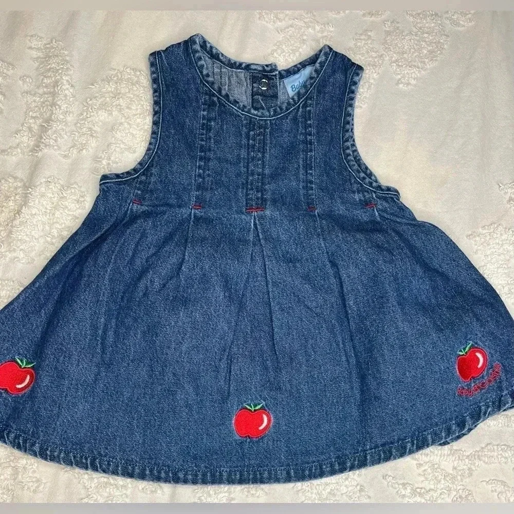Osh kosh denim dress with apple embroidery & Children Place Jean